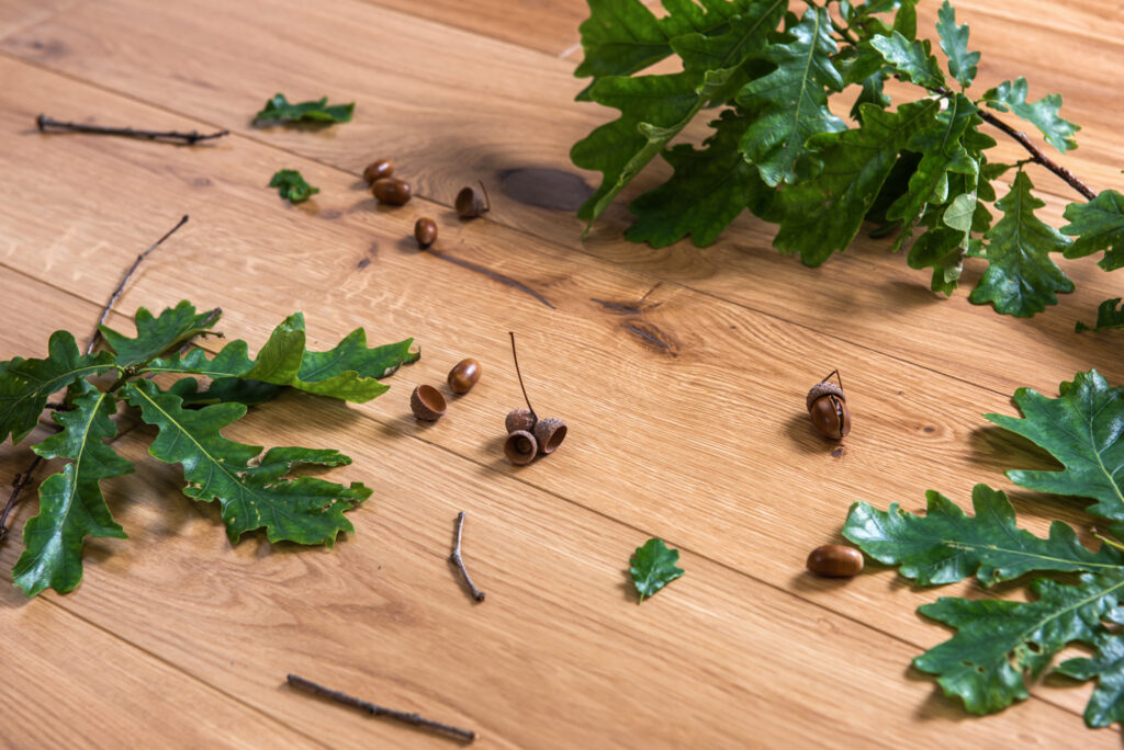 Паркетная доска замковая Дуб Рустик 15(3)*135*1200/1450 мм Классический