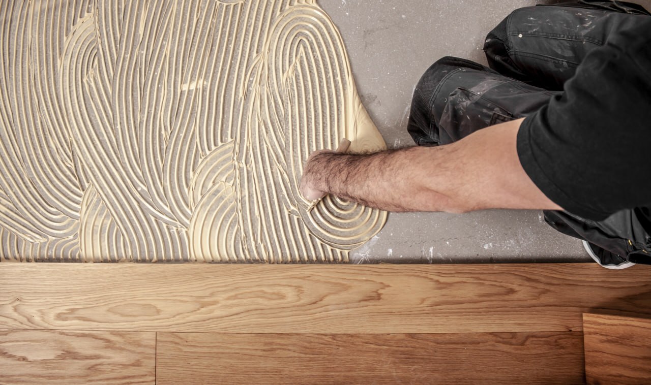 Клей для напольных покрытий