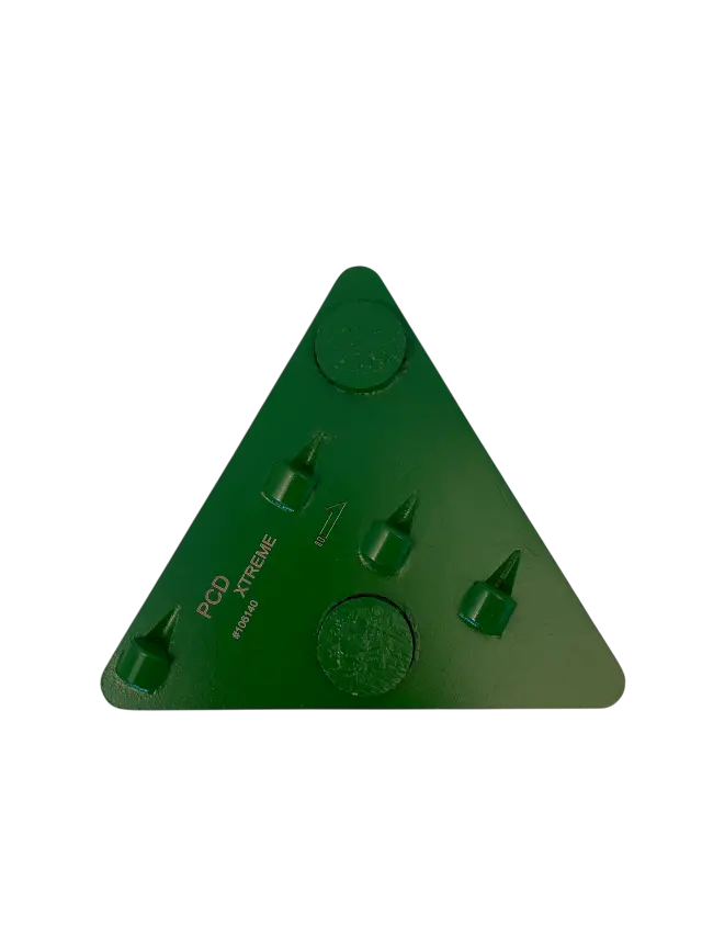 Сегменты для шлифовки стяжки «ITools» Segment TRISEG, PCDxtreme Зеленые, 4 шт.